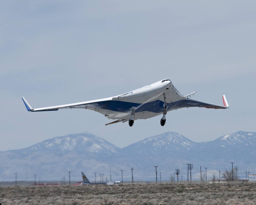 X-48B Skyray Takeoff