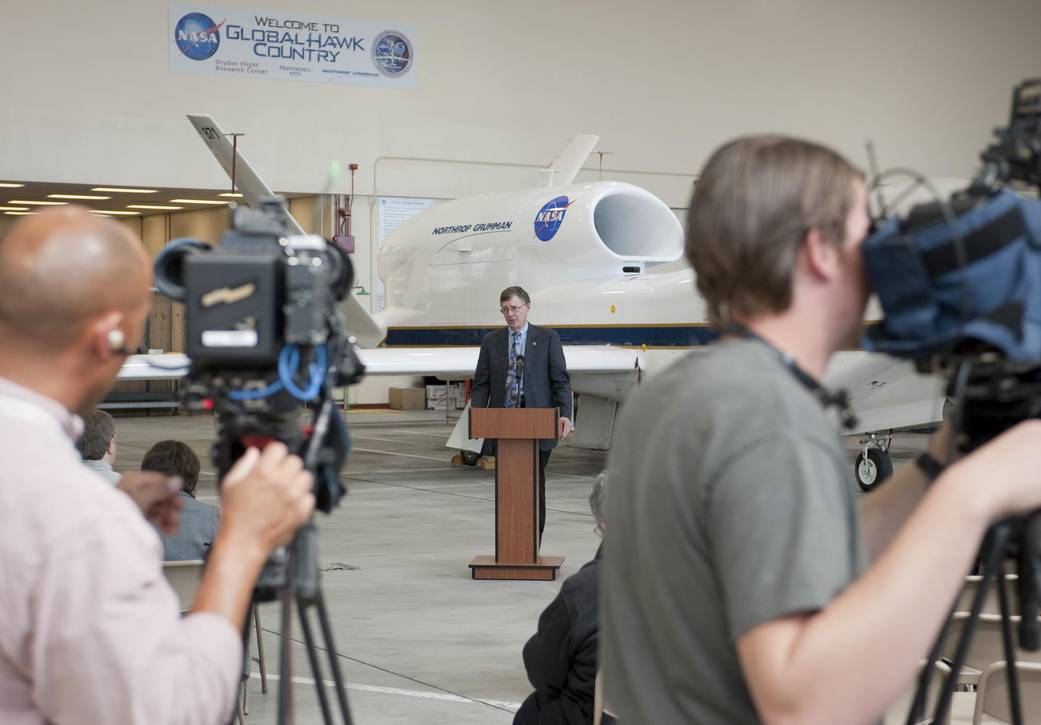 NOAA Scientist Speaks During GloPac Mission Media Day