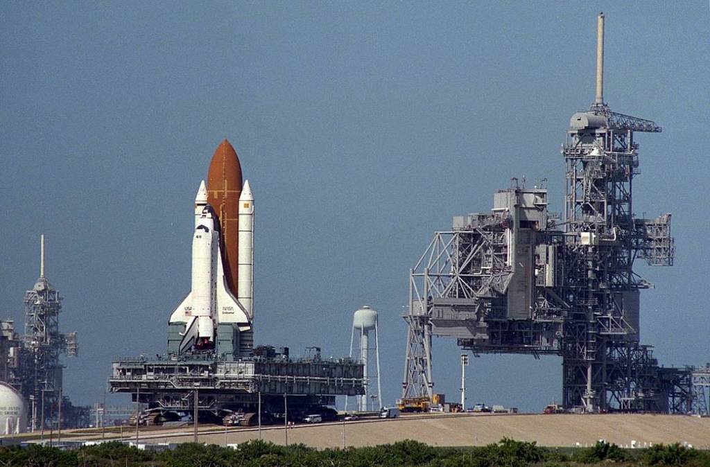 
			Endeavour Changes Launch Pads - NASA			