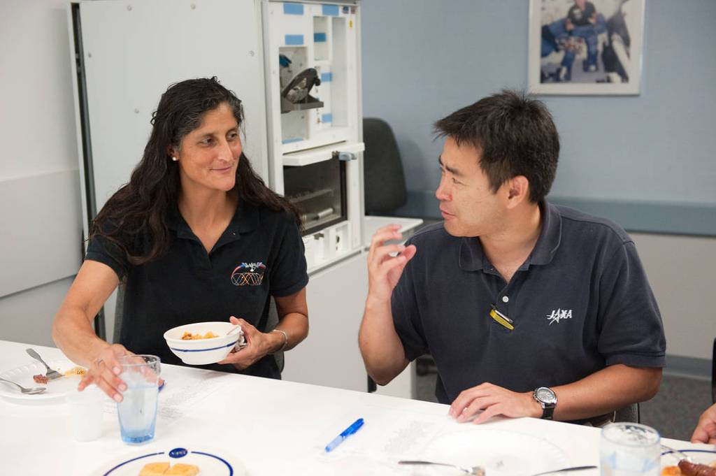 Sunita Williams and Akihiko Hoshide