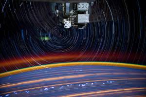 This is a composite of a series of images photographed from a mounted camera on the Earth-orbiting International Space Station, from approximately 240 miles above Earth., captured by NASA astronaut Don Pettit. Credit: NASA