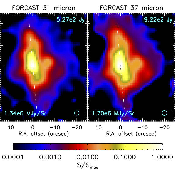 Protostar G35 Imagery From the SOFIA's FORCAST instrument