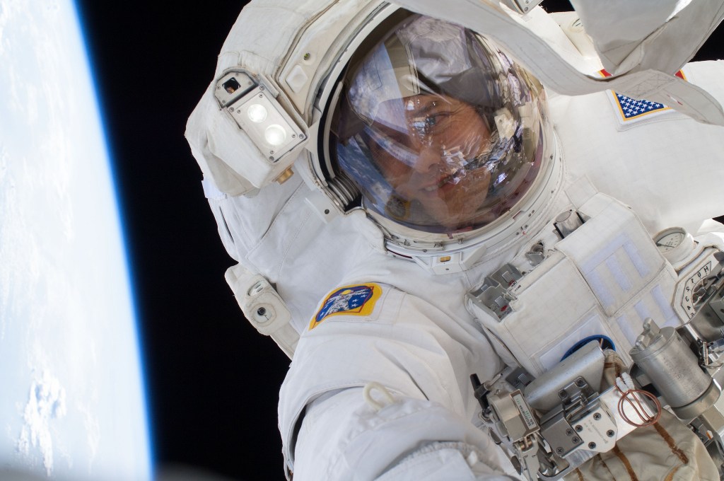 Astronaut Tom Marshburn Conducts Spacewalk