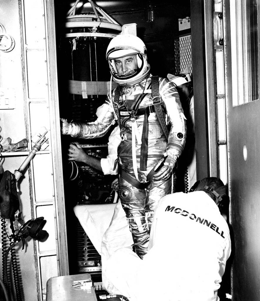 Gus Grissom Completes Simulated Flight