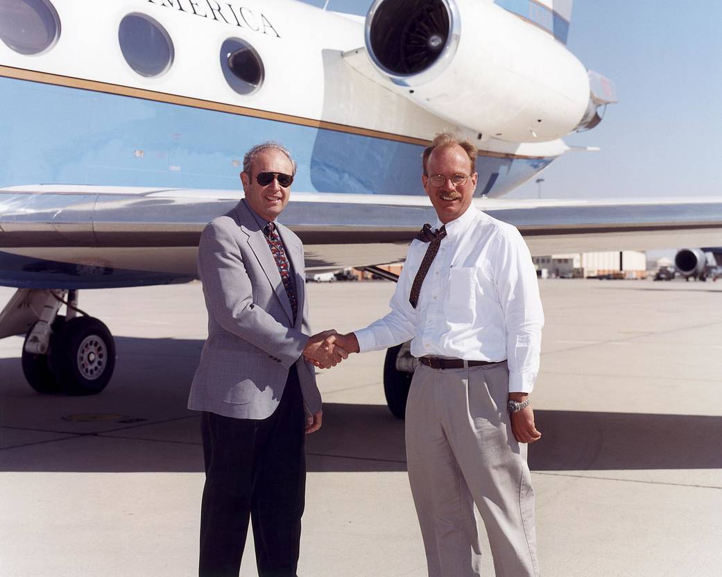 Acting Deputy Director Accepts Gulfstream C-20A