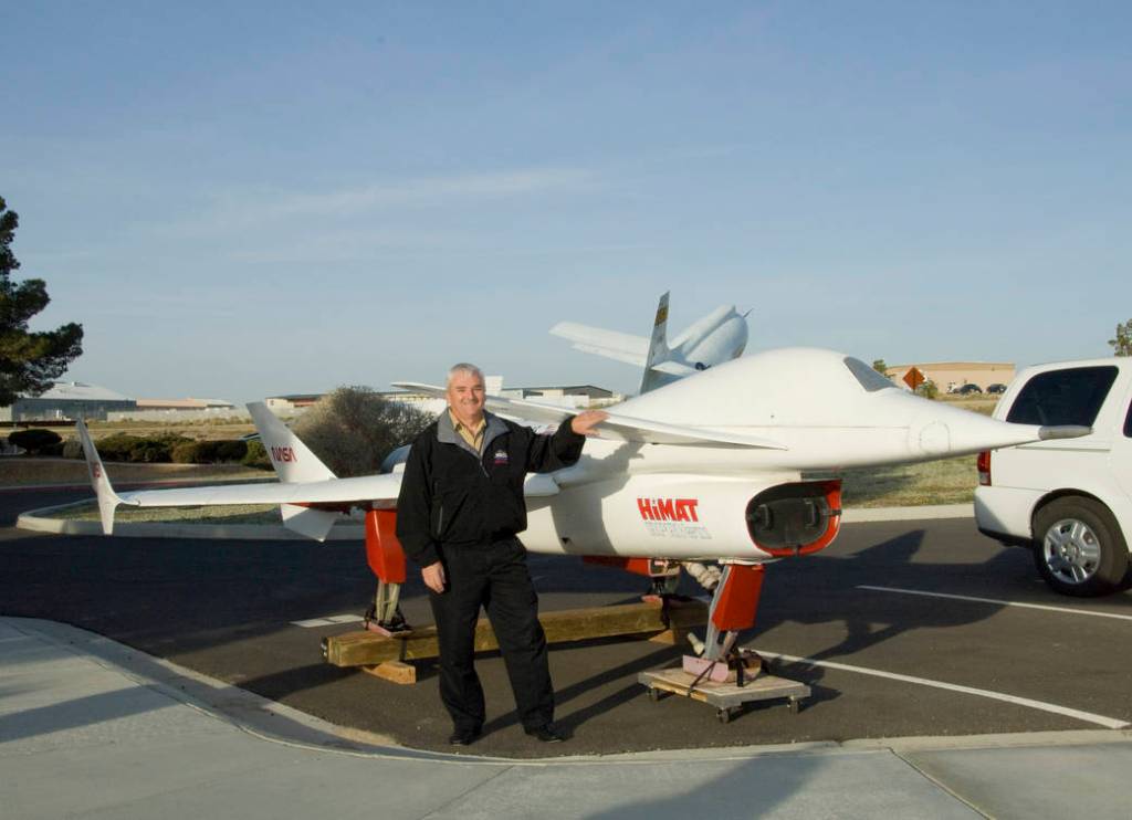 Former NASA Dryden Fight Research Center Director Kevin Petersen got an April Fool's Day surprise when he arrived at work on Apr