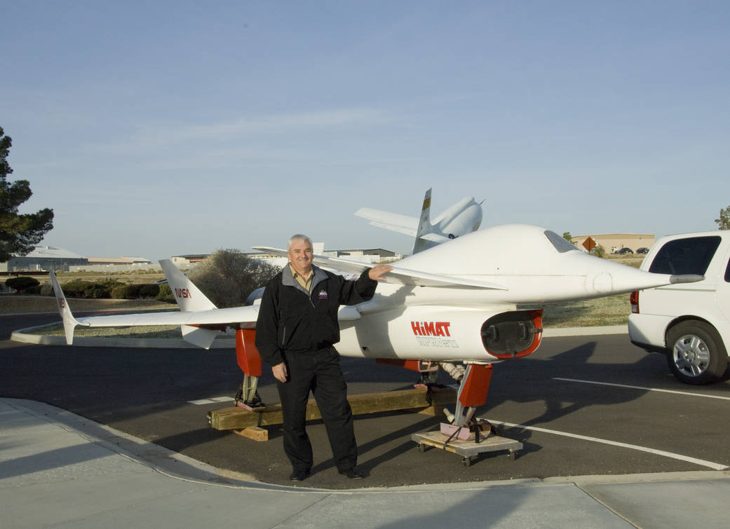 Former NASA Dryden Fight Research Center Director Kevin Petersen got an April Fool's Day surprise when he arrived at work on Apr