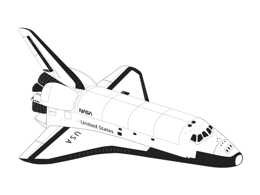 Space shuttle Illustration