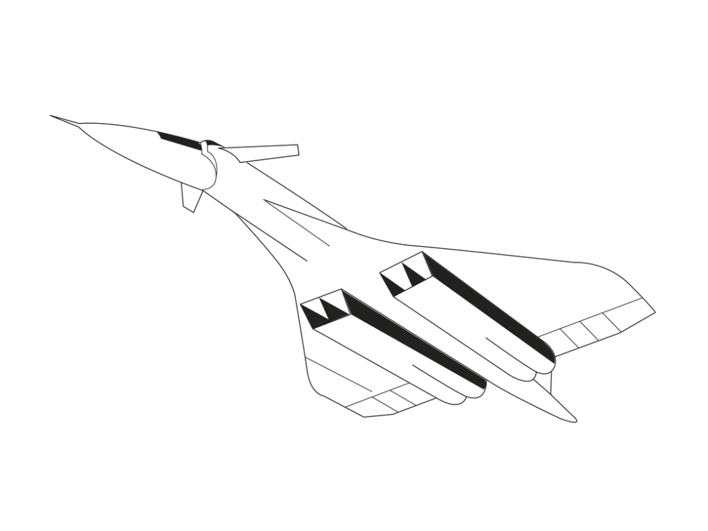 Tu-144LL Illustration