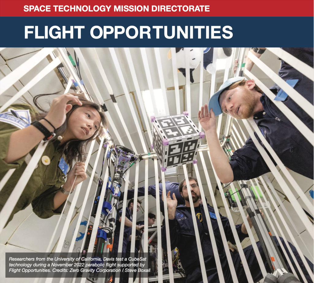 Space Technology Mission Directorate Flight Opportunities report cover