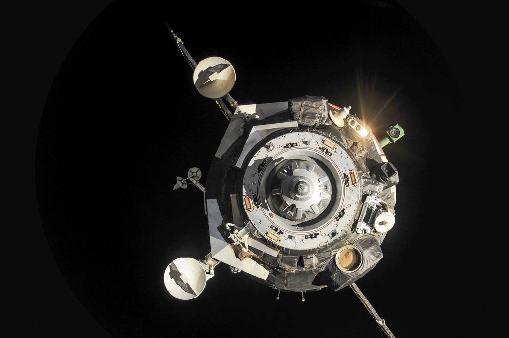 The Soyuz TMA-09M Spacecraft Departs the Station