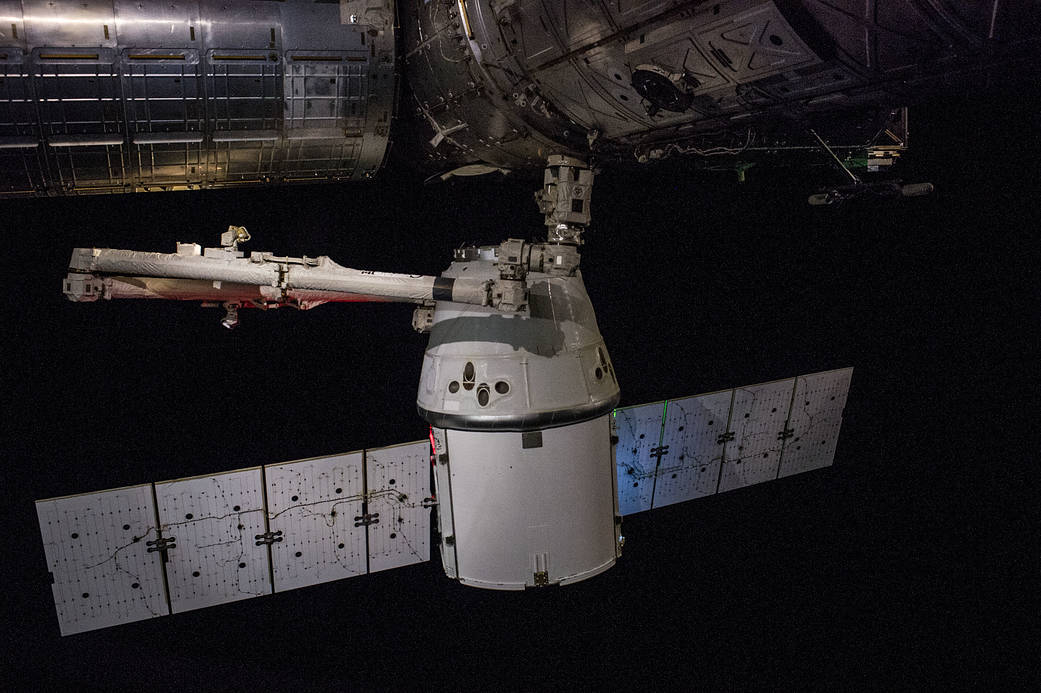 SpaceX Dragon Release From Station