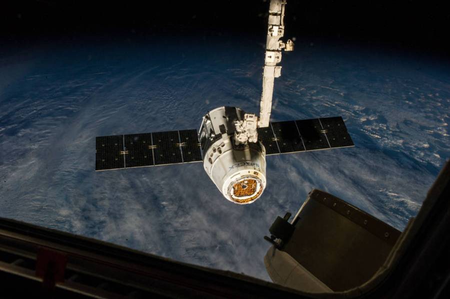 SpaceX Dragon Release From Station