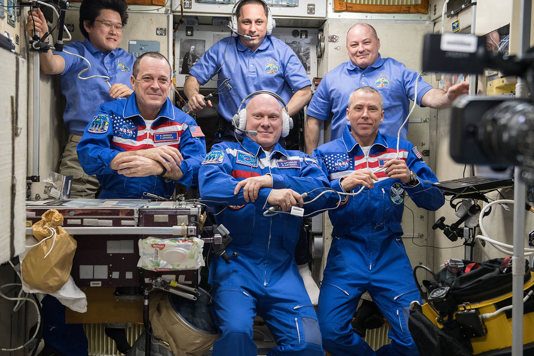 The Newly-Expanded Expedition 55 Crew
