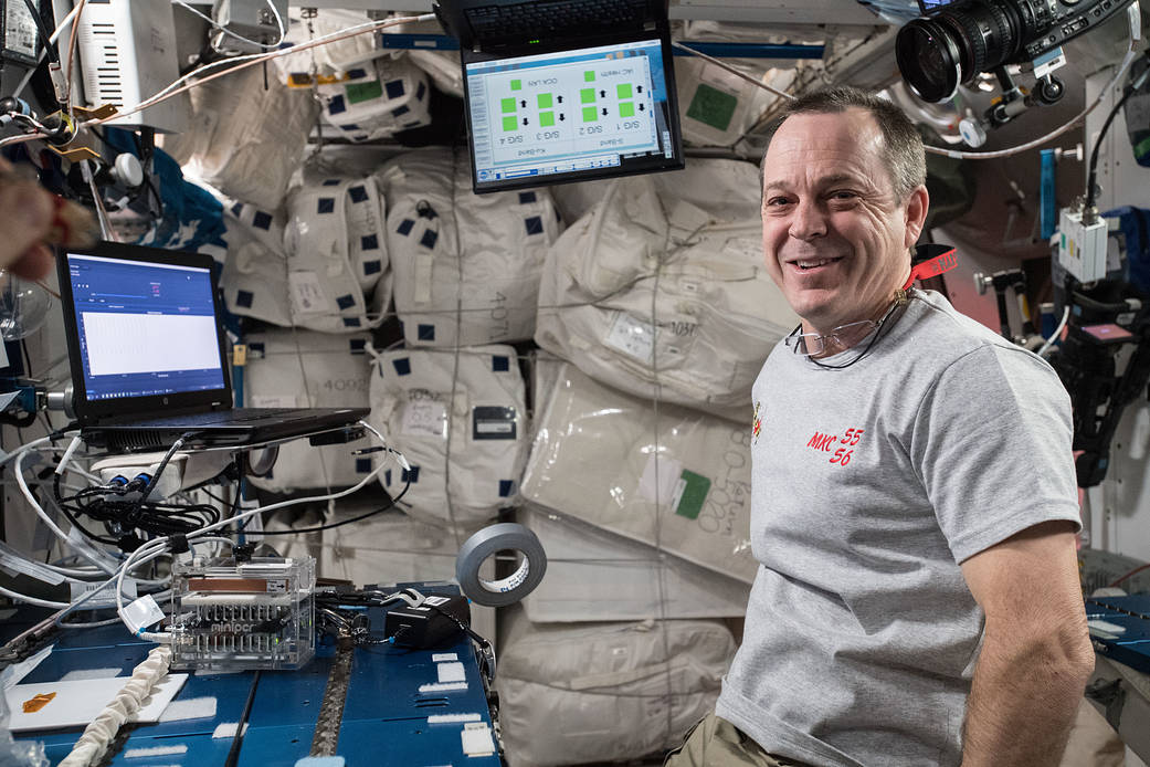 Flight Engineer Ricky Arnold Works With Genes In Space-5