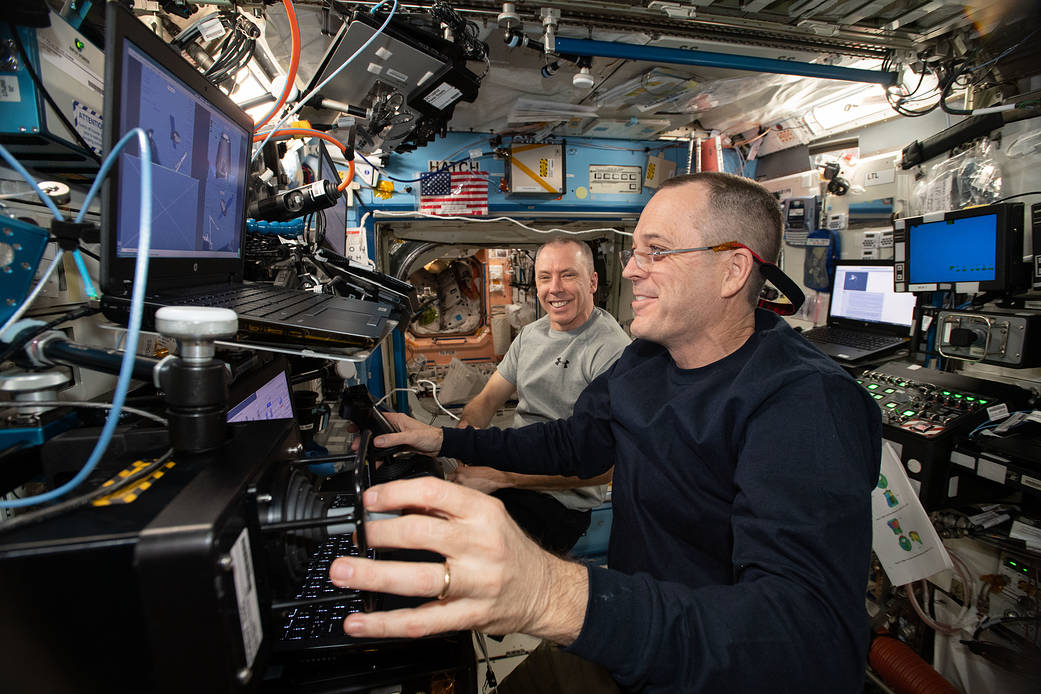 NASA Astronauts Ricky Arnold and Drew Feustel