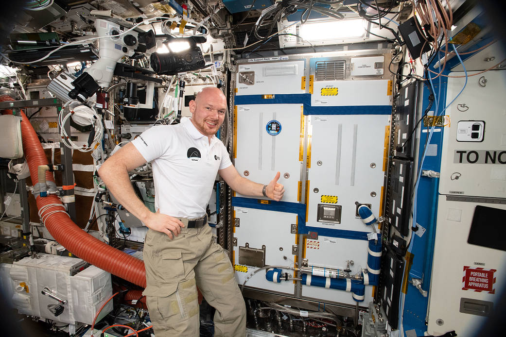 Expedition 57 Commander Alexander Gerst of ESA (European Space Agency)