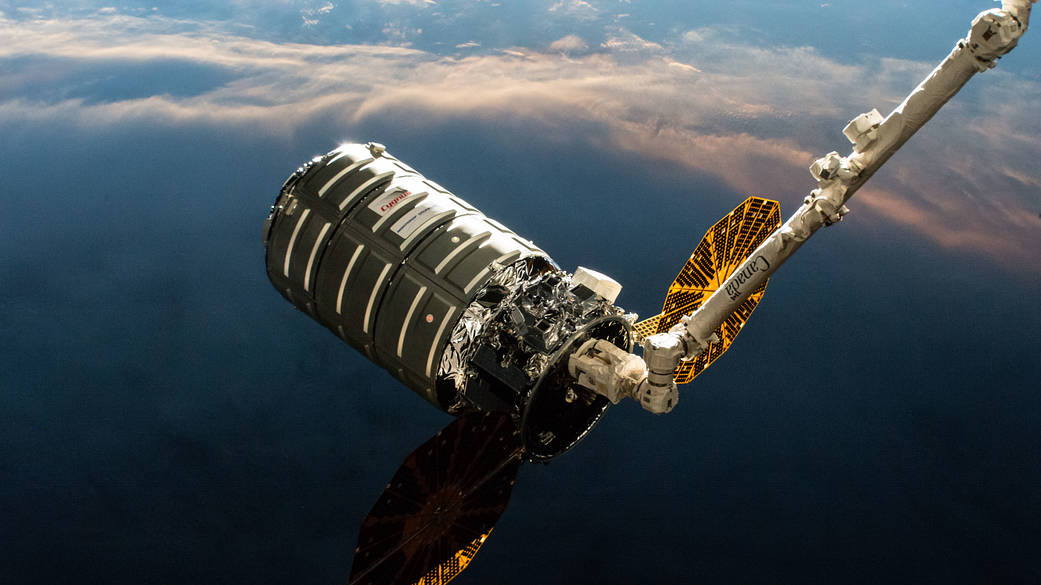 The Cygnus cargo craft from Northrop Grumman