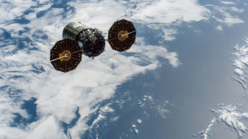 The Cygnus cargo craft from Northrop Grumman