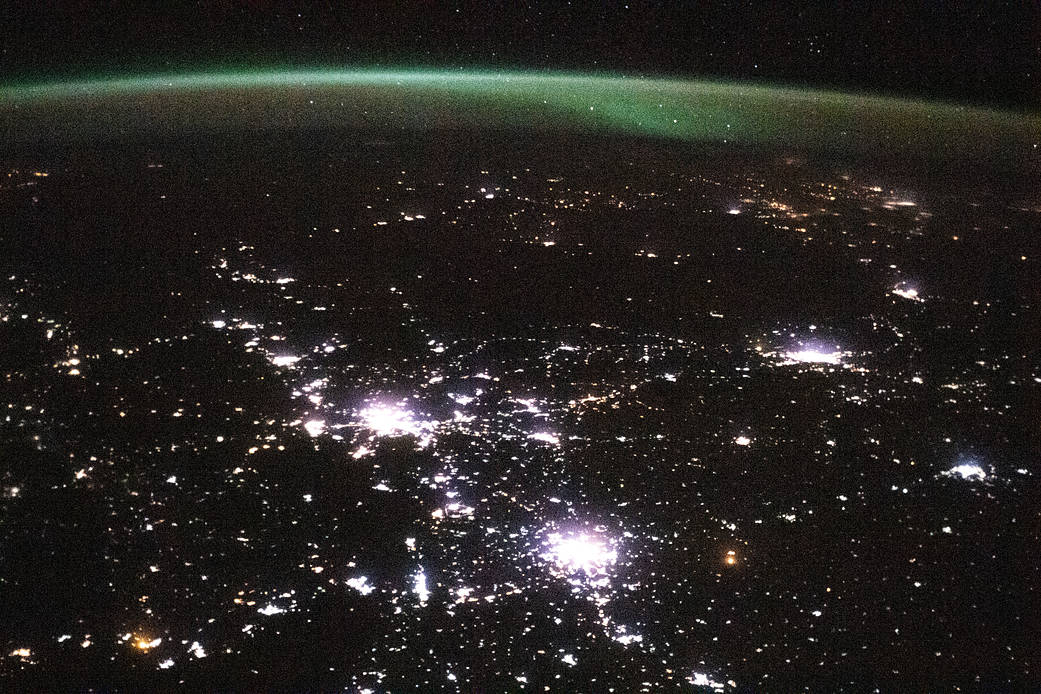 Aurora above Russia