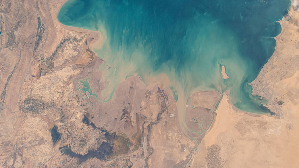 The northern coast of the Persian Gulf