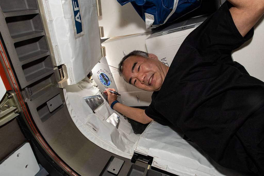 
			Expedition 64 Flight Engineer Soichi Noguchi - NASA			