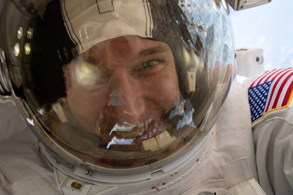 NASA spacewalker Michael Hopkins