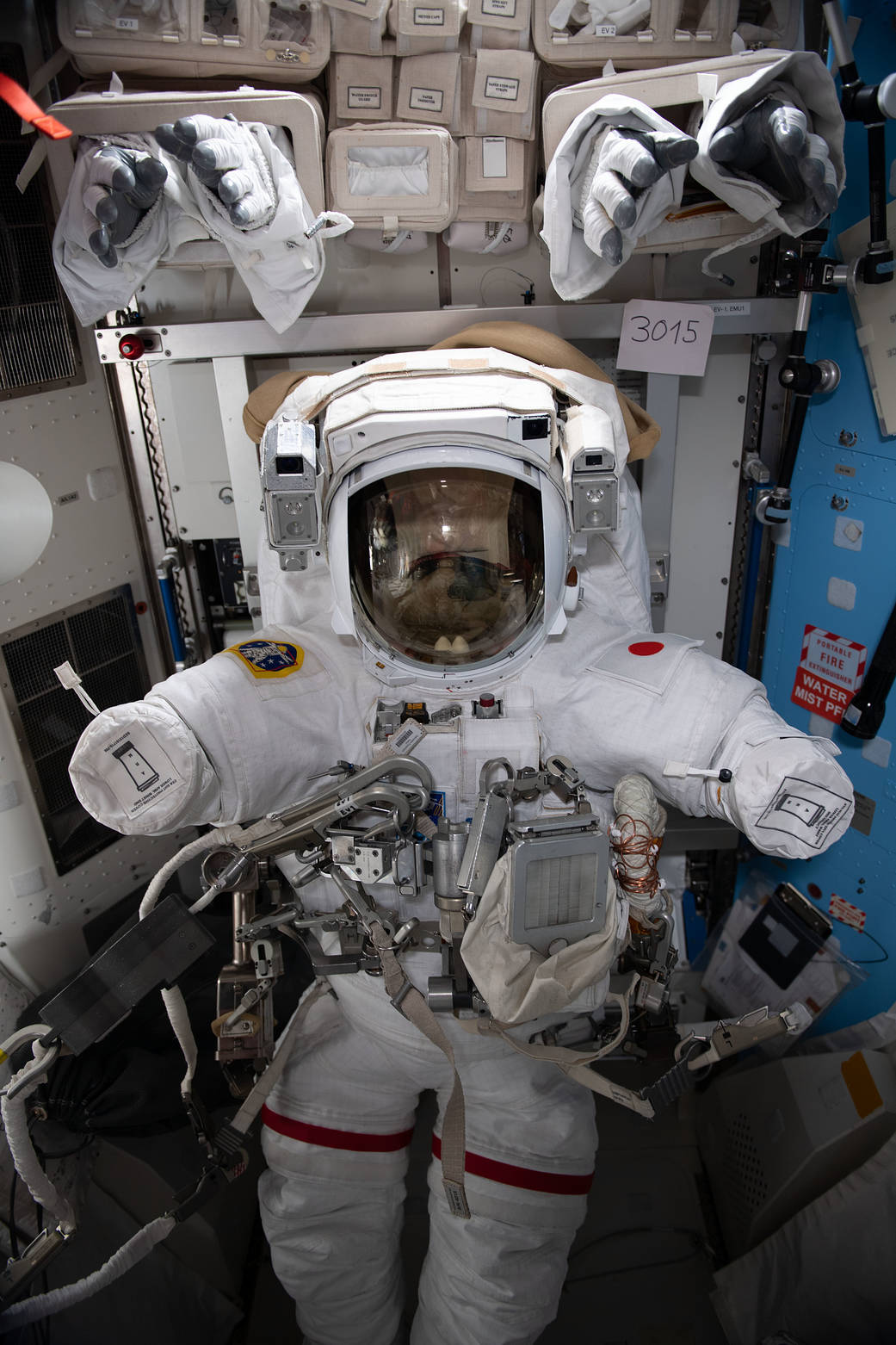 An Empty U.S. Spacesuit In The Quest Airlock - NASA