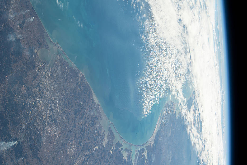 The Gulf of Mexico on the Texas coast