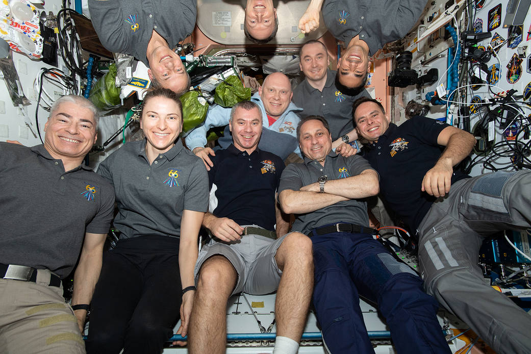 The Ten-member Expedition 66 Crew Poses For A Portrait - NASA