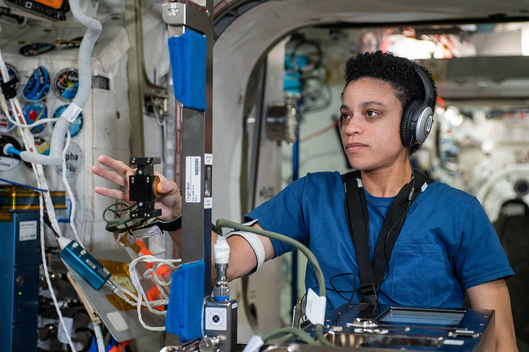 Astronaut Jessica Watkins participates in the GRIP experiment