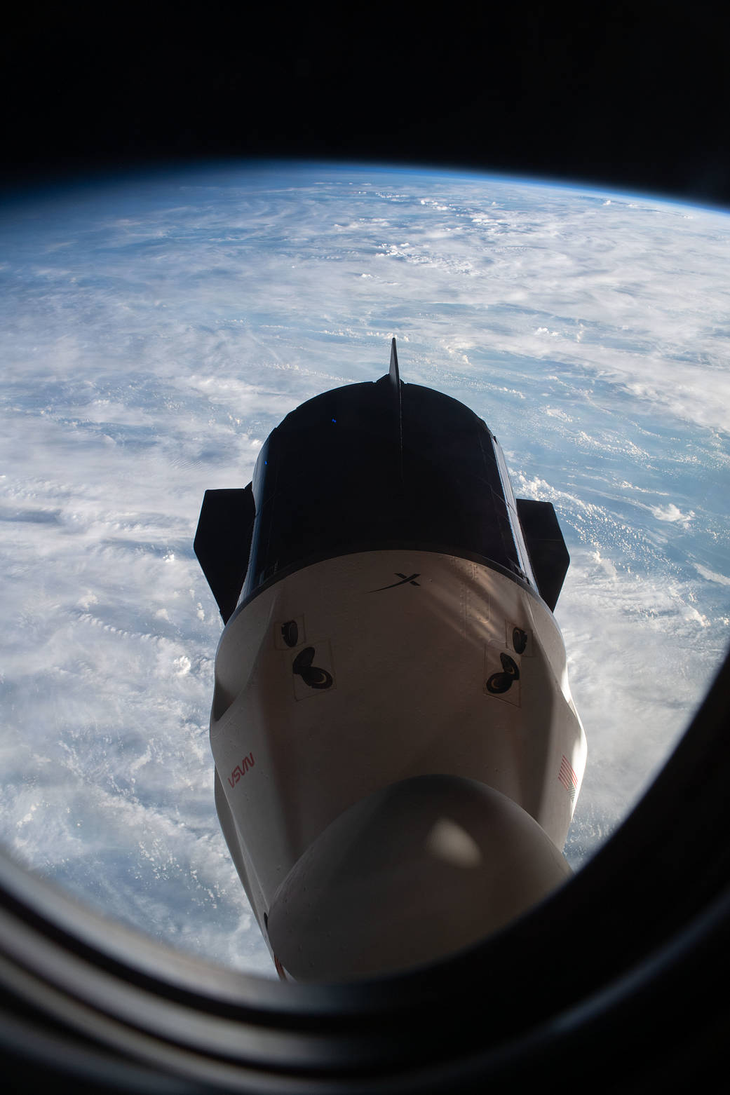 The SpaceX Dragon Endurance crew ship