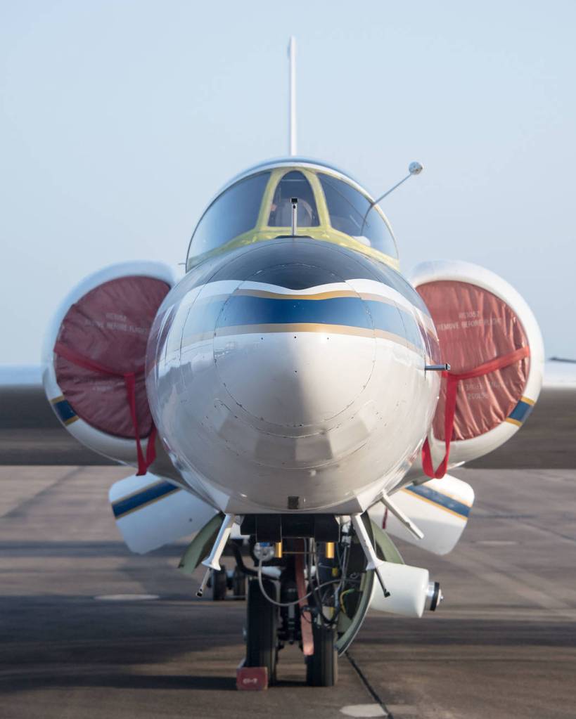 The ER-2 Aircraft Arrives at Ellington Field