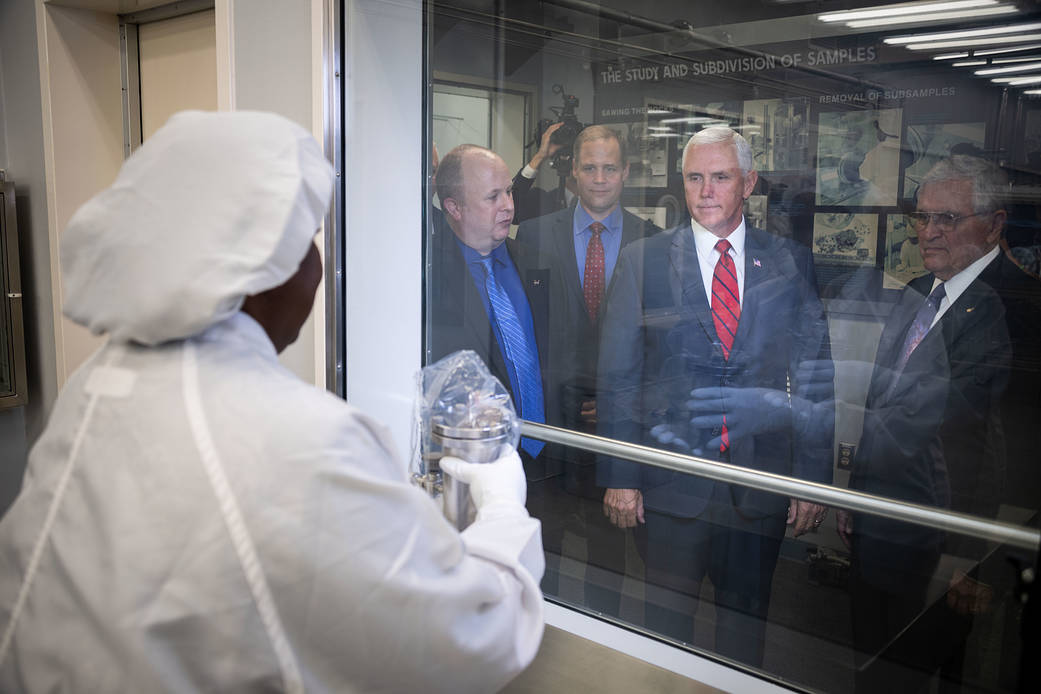 Vice President Mike Pence visits NASA’s Johnson Space Center