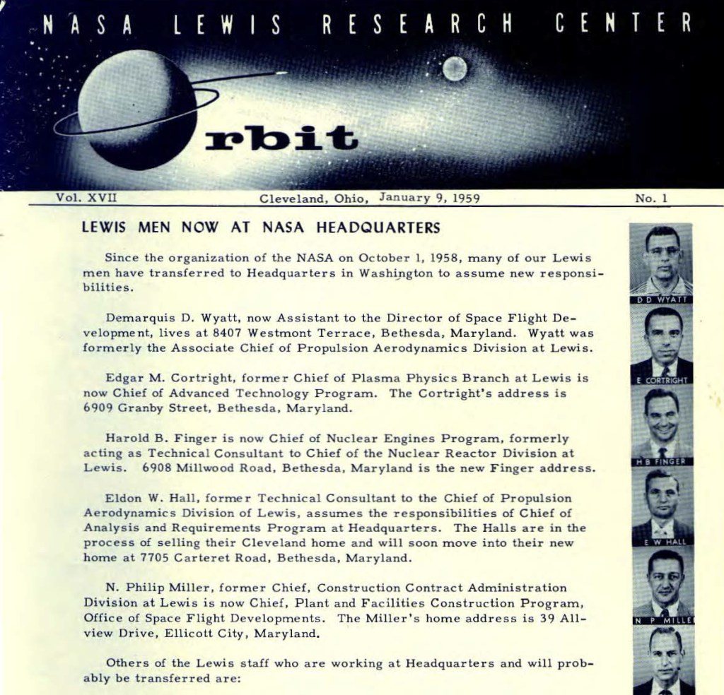Lewis newsletter from 1959.