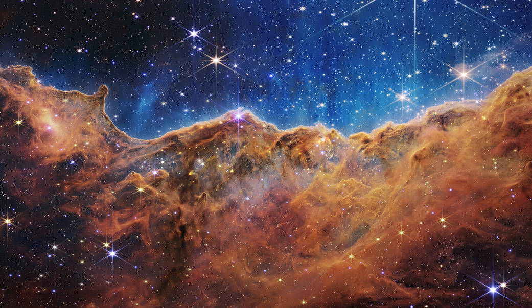 Shimmering nebula revealed near Orion's Belt