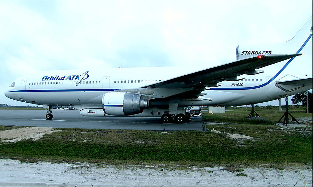 L-1011 Stargazer with CYGNSS, Pegasus XL Rocket Ready for Takeoff