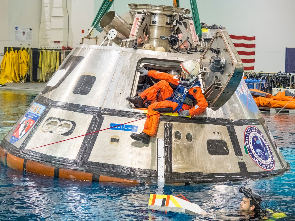 NASA Tests Crew Exit Strategy for Orion