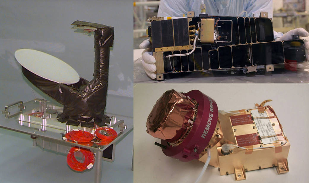 Three of NASA's contributions to the European Space Agency's Rosetta mission 