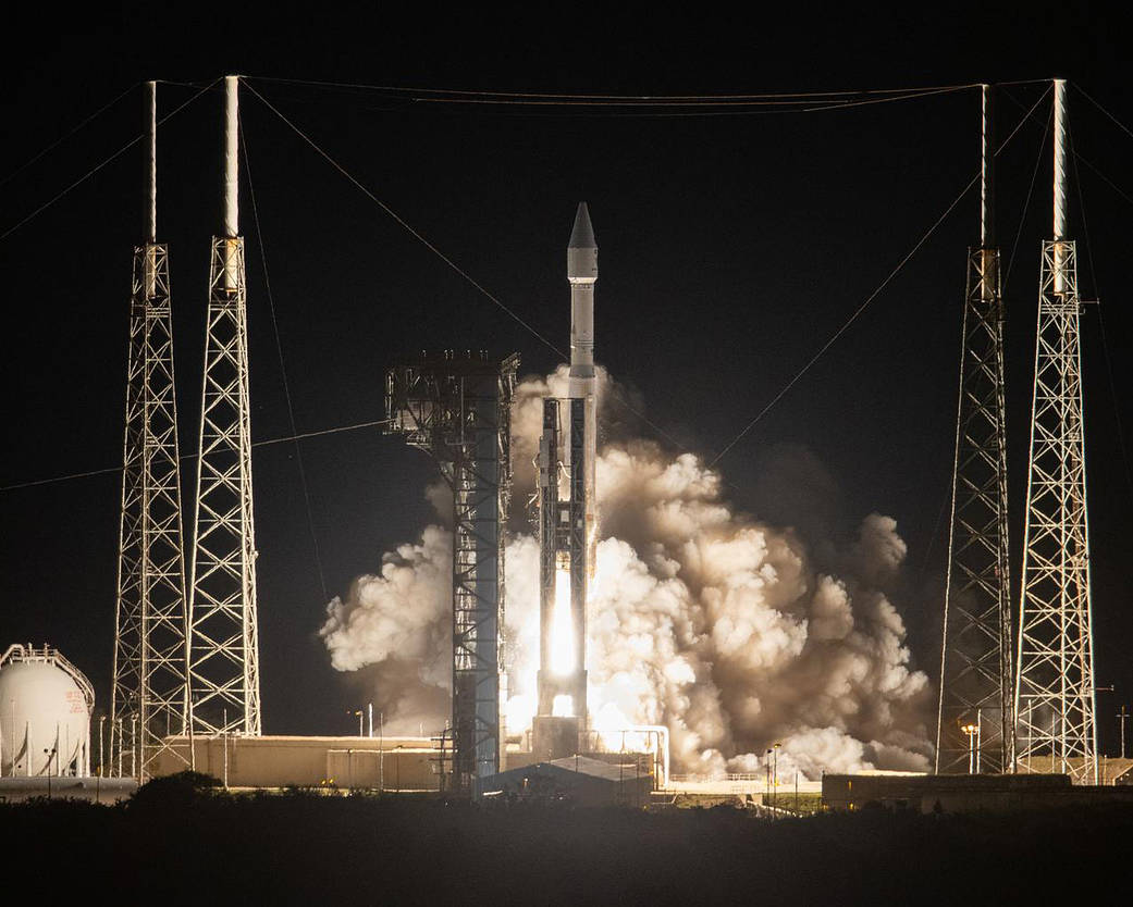 The Solar Orbiter spacecraft launches on a ULA Atlas V rocket on Feb. 9, 2020 at 11:03 p.m . EST at CCAFS.