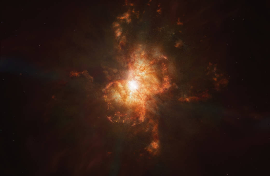 Southern Crab Nebula (artist's impression)