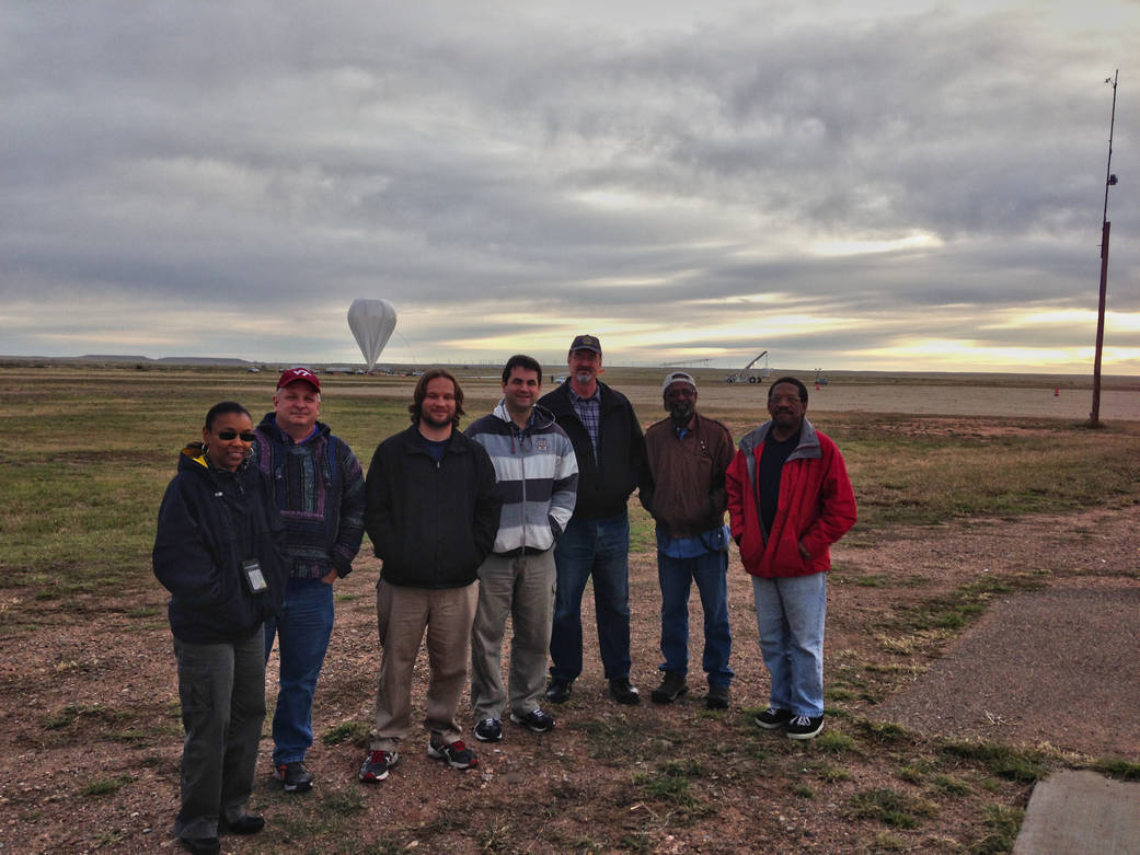 Members of the WASP/OPIS team in the field at Fort Sumner, N.M.