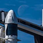 A SpaceX Dragon cargo spacecraft is seen atop the company’s Falcon 9 rocket at NASA’s Kennedy Space Center in Florida, in preparation for SpaceX’s 27th commercial resupply services launch to the International Space Station for NASA. Photo credit: SpaceX