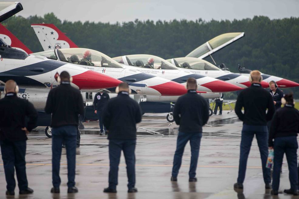Wallops Hosts Thunderbirds During Ocean City Air Show - NASA