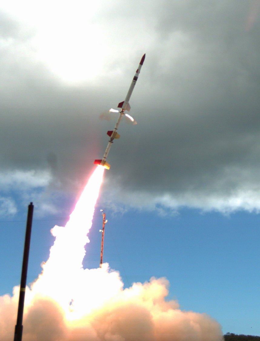 A research test rocket launch