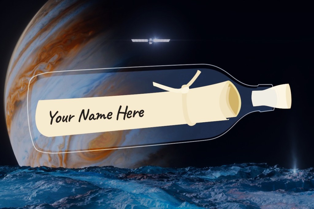 
			NASA Invites Public to Sign Poem That Will Fly Aboard Europa Clipper - NASA			