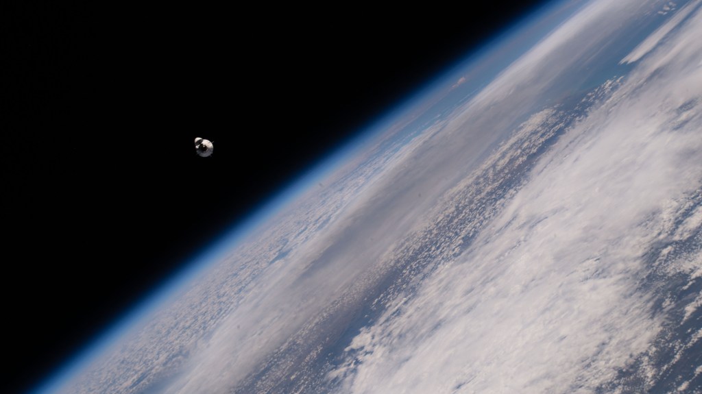 The SpaceX Dragon Endeavour crew ship carrying four Axiom Mission 1 astronauts approaches the International Space Station less than a day after launching from NASA's Kennedy Space Center in Florida. Both spacecraft were orbiting 259 miles above the Atlantic Ocean off the coast of Casablanca, Morocco, in northwest Africa.