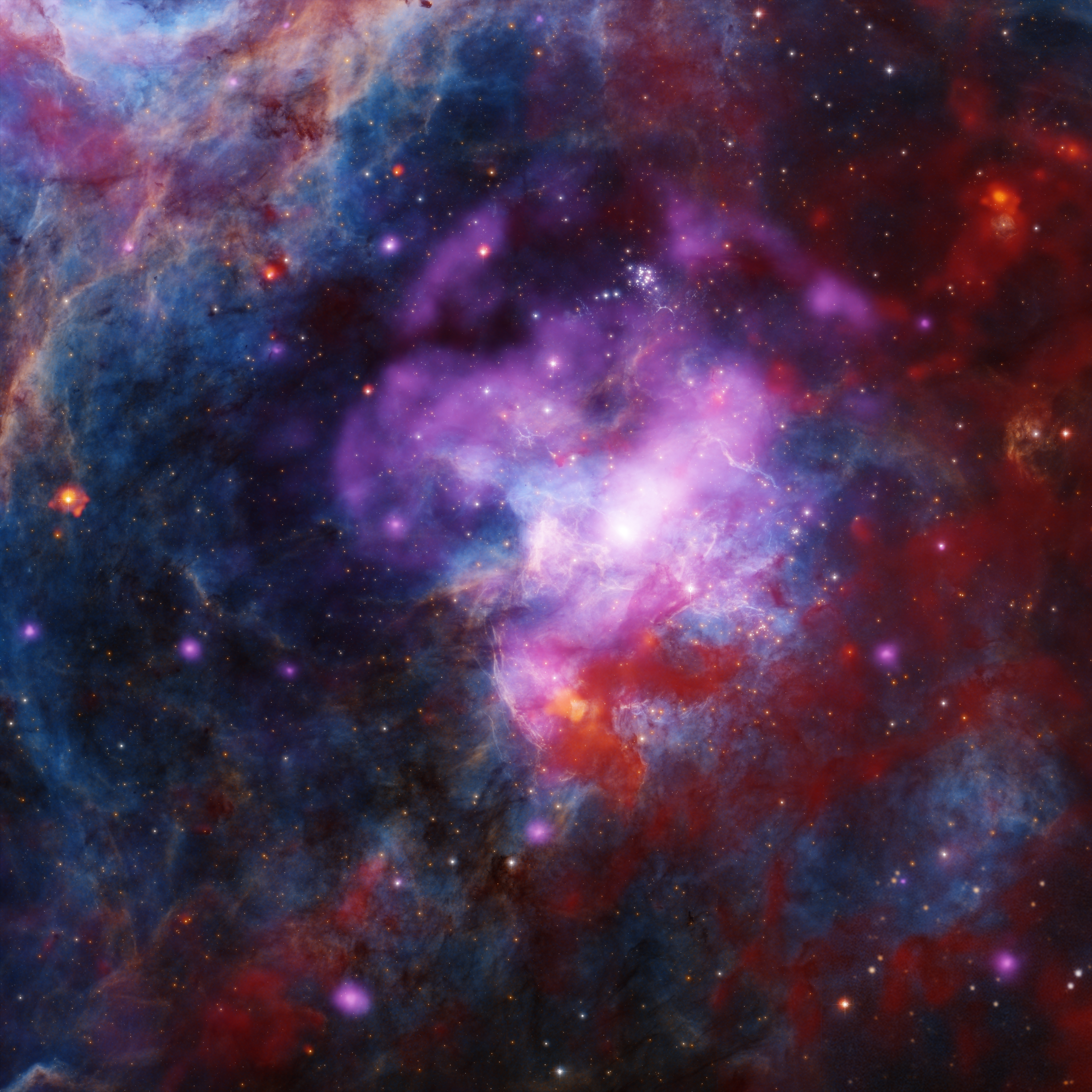 30 Doradus B: NASA Telescopes Start the Year With a Double Bang