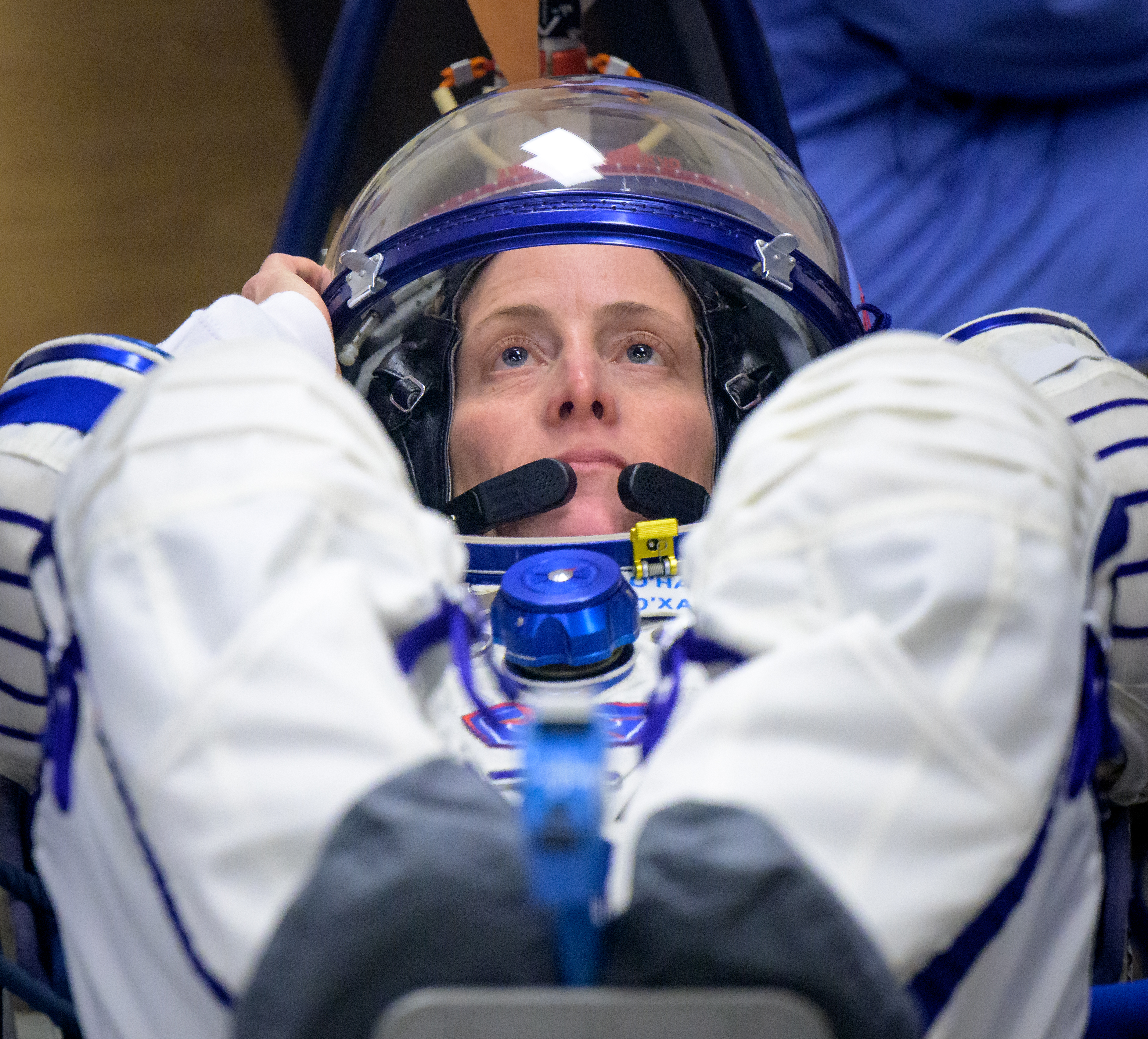 Preflight Checks for Astronaut Loral O’Hara