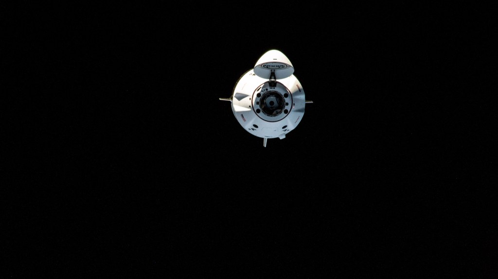 iss068e067203 (March 3, 2023) --- The SpaceX Crew Dragon Endeavour with four Crew-6 members aboard approaches the International Space Station for an automated docking to the Harmony module's space-facing port. Aboard Endeavour, were Commander Stephen Bowen and Pilot Woody Hoburg, both from NASA, and Mission Specialists Sultan Alneyadi from UAE (United Arab Emirates) and Andrey Fedyaev from Roscosmos, who joined the Expedition 68 crew shortly after docking to the orbital lab.